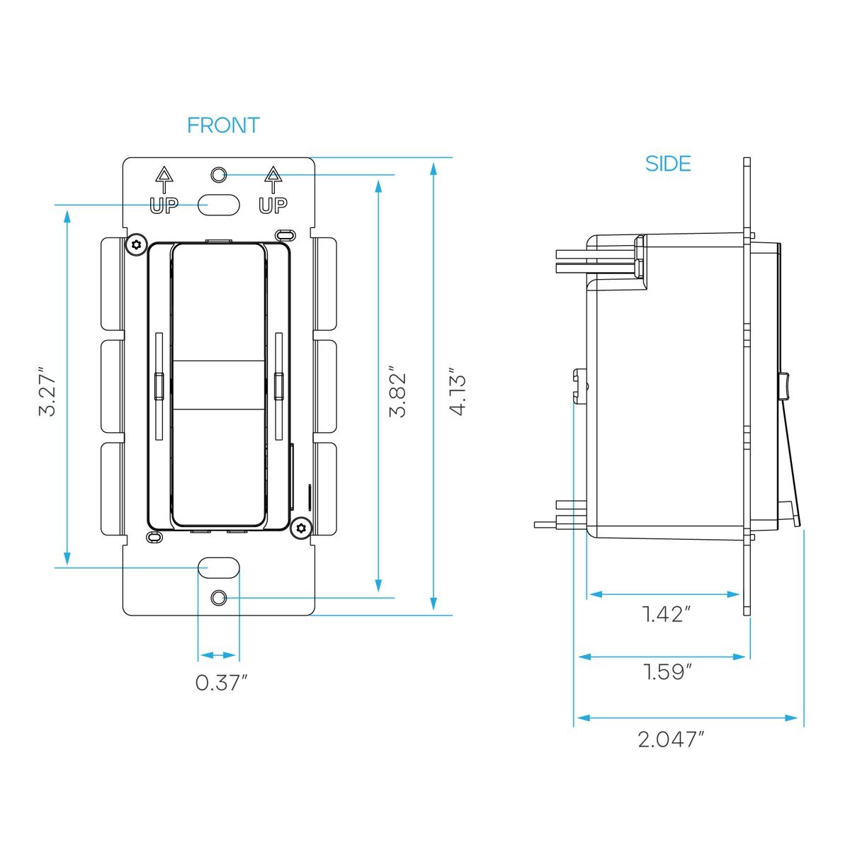 LUXRITE-LR36147Luxrite LR36147 160W Smart WiFi & Bluetooth Electronic Driver + Dimmer + CCT Slider