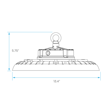 LUXRITE-LR41526LUXRITE LR41526 240W UFO Highbay Selectable CCT + Wattage