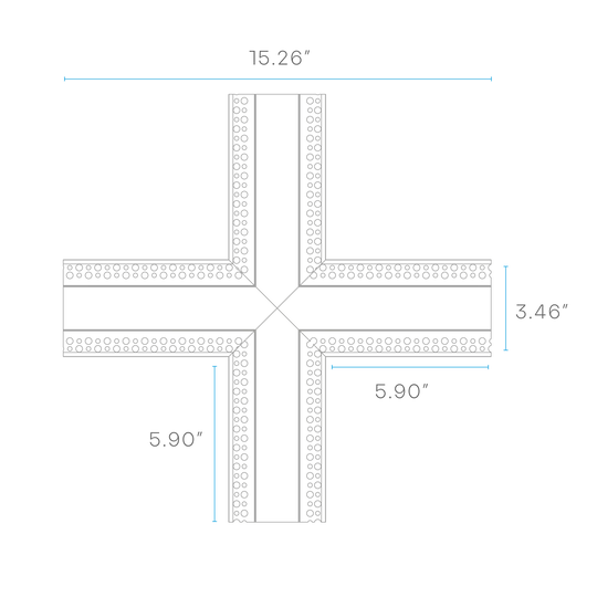 LUXRITE - LR43115Luxrite LR43080 Recessed LED Tape Mud In Channels 1.45"