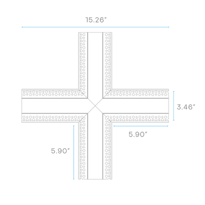 LUXRITE - LR43115Luxrite LR43080 Recessed LED Tape Mud In Channels 1.45"