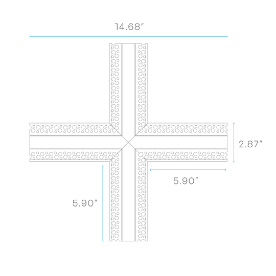 LUXRITE - LR43111Luxrite LR43110 Recessed LED Tape Mud In Channels .62"