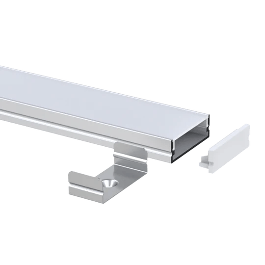 LUXRITE - LR43210 - 4Luxrite LR43210 Wide Surface Mount LED Tape Channels 1.08"