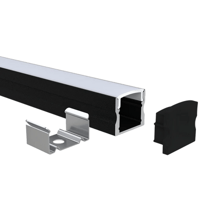 LUXRITE - LR43221 - 4Luxrite LR43220 Mini Deep Surface Mount LED Tape Channels .48"