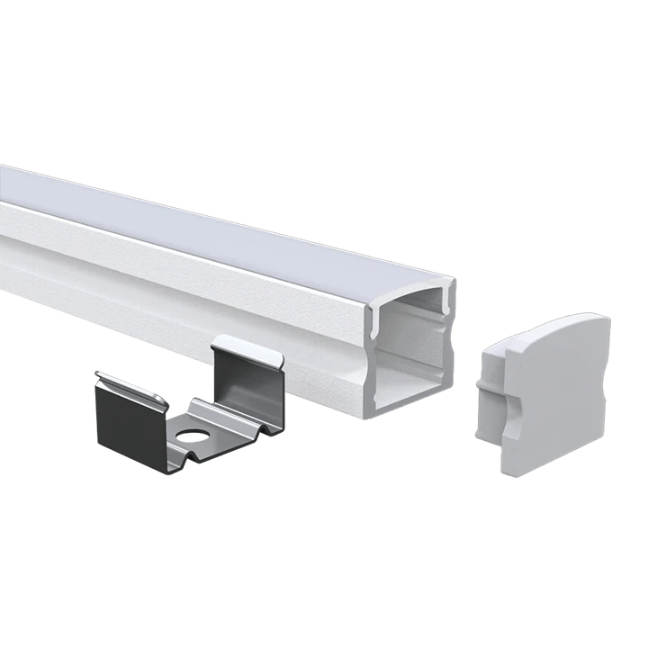 LUXRITE - LR43222 - 4Luxrite LR43220 Mini Deep Surface Mount LED Tape Channels .48"