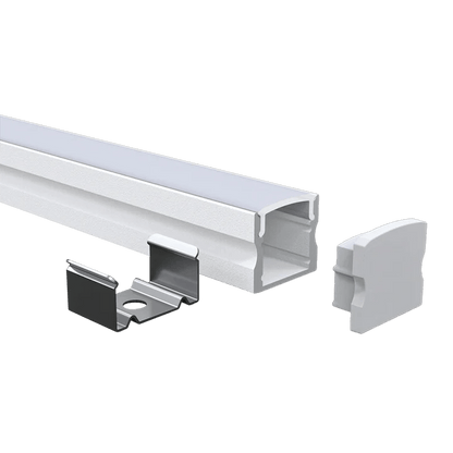 LUXRITE - LR43222 - 4Luxrite LR43220 Mini Deep Surface Mount LED Tape Channels .48"