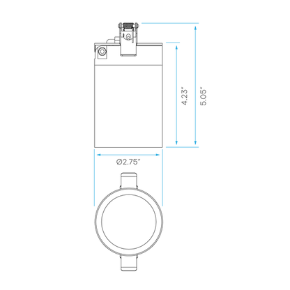 LUXRITE - LR43700Luxrite LR4370X 3" 15W Cylinder Selectable CCT 60° Tilt