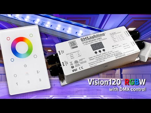 GM Lighting V120-RGBW-DMX 120V Vision120 RGBW DMX Decoder