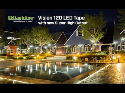 GM Lighting Vision120™ 120V Standard and High Output Wet Location LED Tape