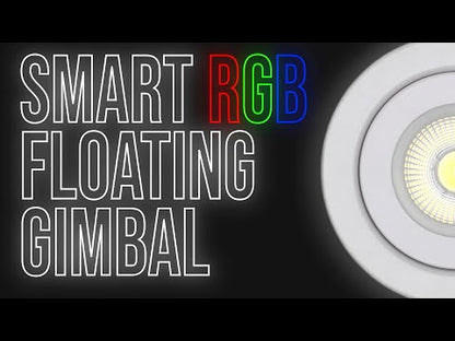 Lotus 4" 7W LED Floating Gimbal RGBTW