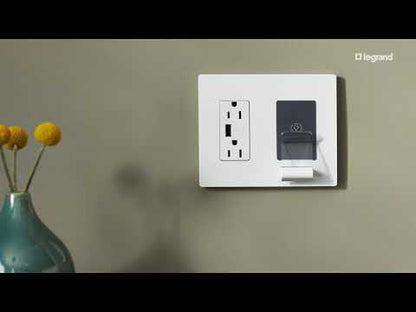 Legrand RWP26 radiant® Screwless Wall Plate