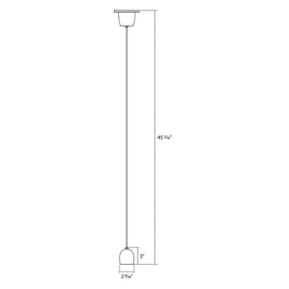 RAB-ARCPMBRAB ARCPM 10W Decorative Cylinder Pendant Mount LED 30K