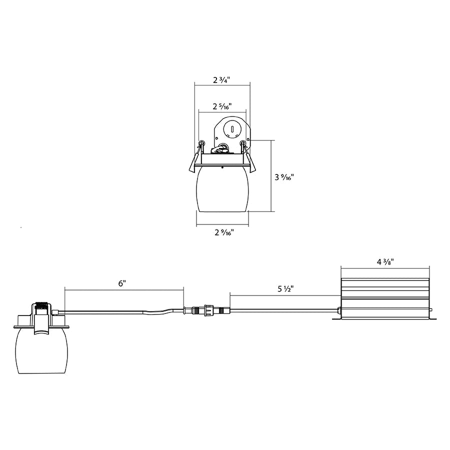 RAB-ARCRMBRAB ARCRM 10W Decorative Cylinder Recessed Mount LED 30K