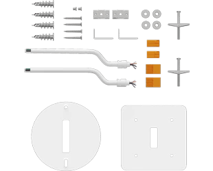 RAB-BOAE-SMRAB BOAE BOA Edge Mounting Kits