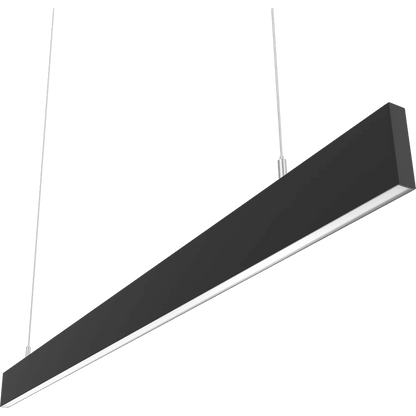 RAB-BOAE4PBRAB BOAE4P 4' 40W BOA Edge Pendant Downlight Selectable CCT+ Wattage