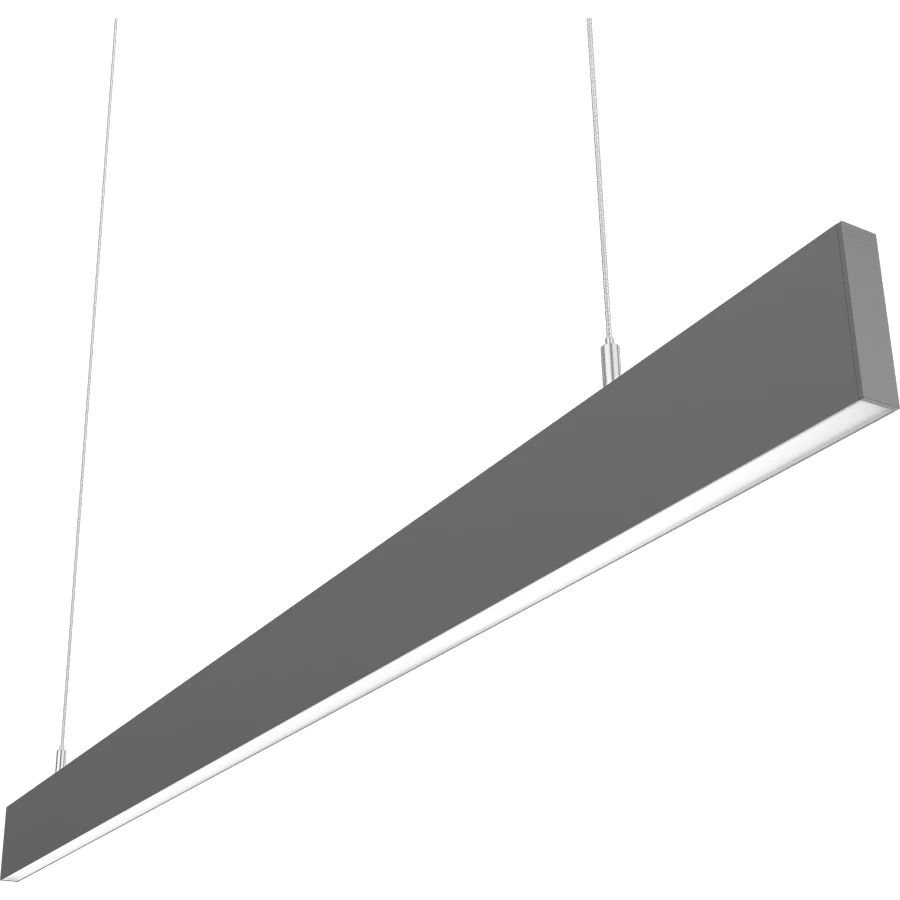 RAB-BOAE4PSRAB BOAE4P 4' 40W BOA Edge Pendant Downlight Selectable CCT+ Wattage