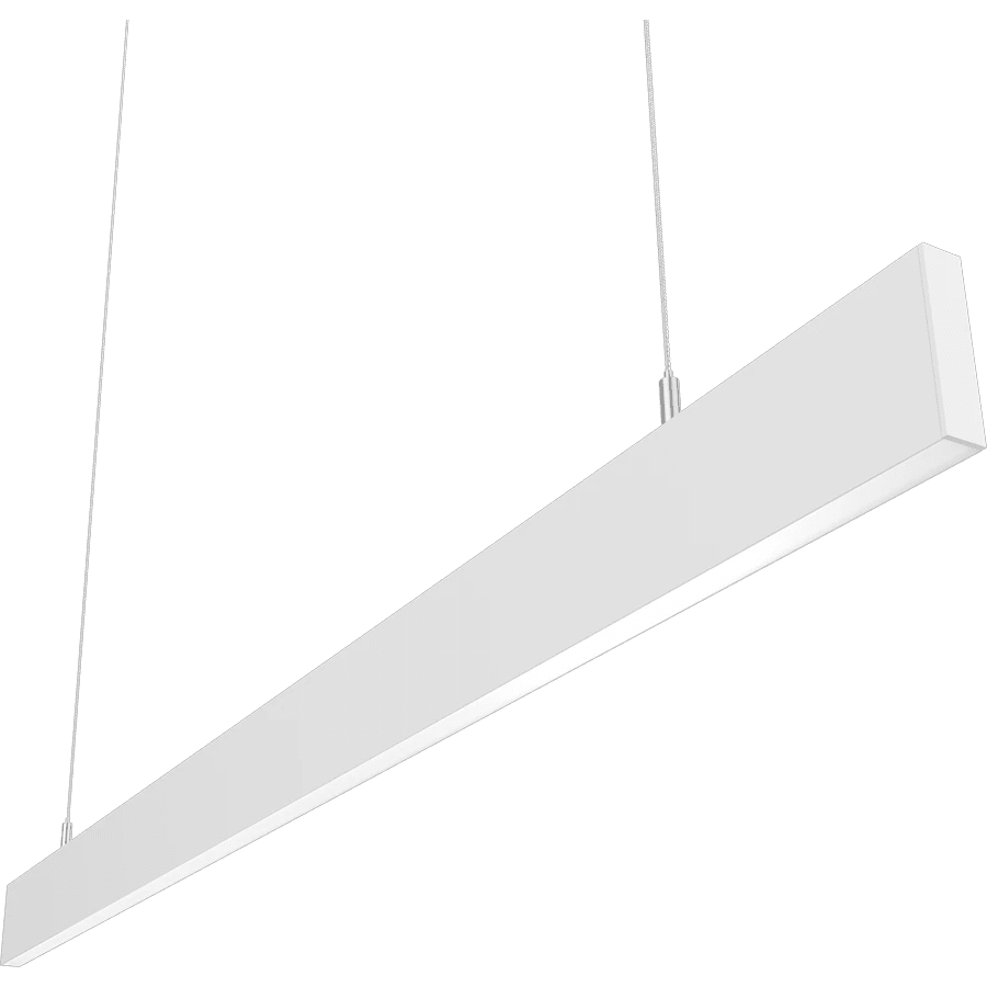 RAB-BOAE4PUWRAB BOAE4PUW 4' 40W BOA Edge Pendant Up/Downlight Selectable CCT+ Wattage