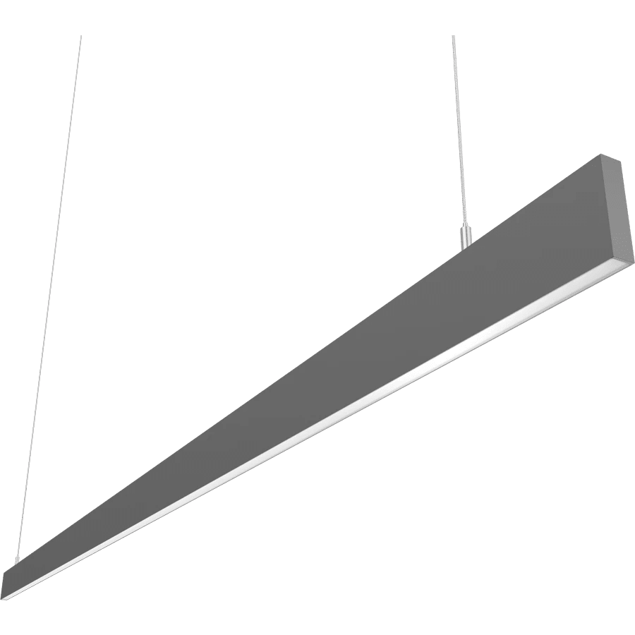 RAB-BOAE8PSRAB BOAE8P 8' 80W BOA Edge Pendant Downlight Selectable CCT+ Wattage