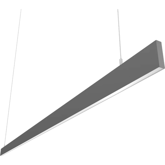 RAB-BOAE8PSRAB BOAE8P 8' 80W BOA Edge Pendant Downlight Selectable CCT+ Wattage