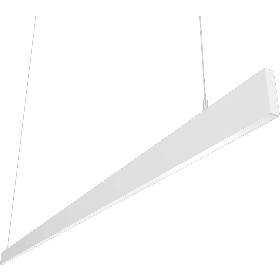 RAB-BOAE8PUWRAB BOAE8PUW 8' 80W BOA Edge Pendant Up/Downlight Selectable CCT+ Wattage