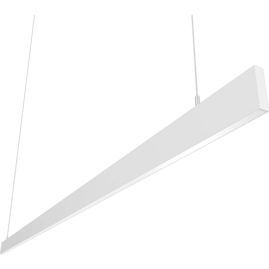 RAB-BOAE8PUWRAB BOAE8PUW 8' 80W BOA Edge Pendant Up/Downlight Selectable CCT+ Wattage