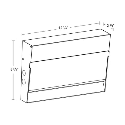 RAB - C - WALLMRAB C - WALLM 75W Wallpack Selectable Wattage/CCT