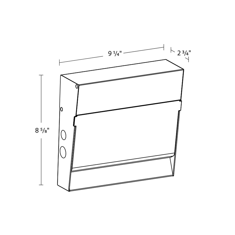 RAB - C - WALLSRAB C - WALLS 32W Wallpack Selectable Wattage/CCT