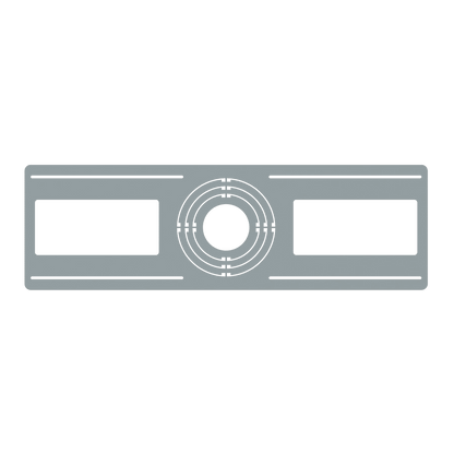 RAB-DLPLATE/WFR3456RAB DDLPLATE/WFR3456 Rough In Mounting Plate 3"/4"/5"/6"