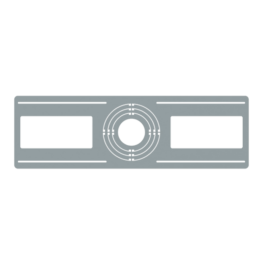 RAB-DLPLATE/WFR3456RAB DDLPLATE/WFR3456 Rough In Mounting Plate 3"/4"/5"/6"