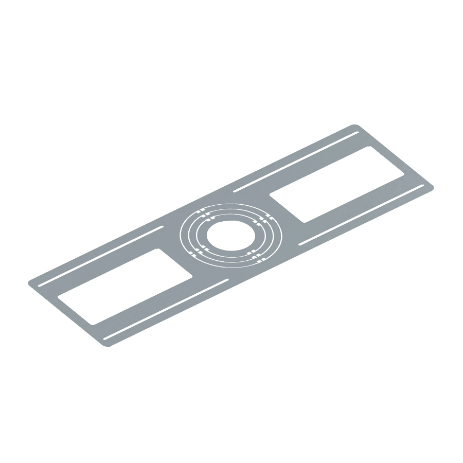 RAB-DLPLATE/WFR3456RAB DDLPLATE/WFR3456 Rough In Mounting Plate 3"/4"/5"/6"
