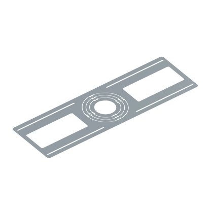 RAB-DLPLATE/WFR3456RAB DDLPLATE/WFR3456 Rough In Mounting Plate 3"/4"/5"/6"
