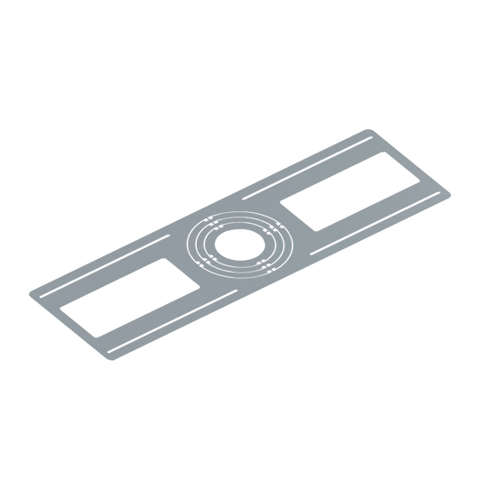 RAB-DLPLATE/WFR3456RAB DDLPLATE/WFR3456 Rough In Mounting Plate 3"/4"/5"/6"