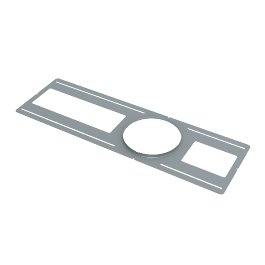 RAB - DLPLATE/WFR6RAB DLPLATE 4/6" Rough In Mounting Plate W/O Nailer Bar