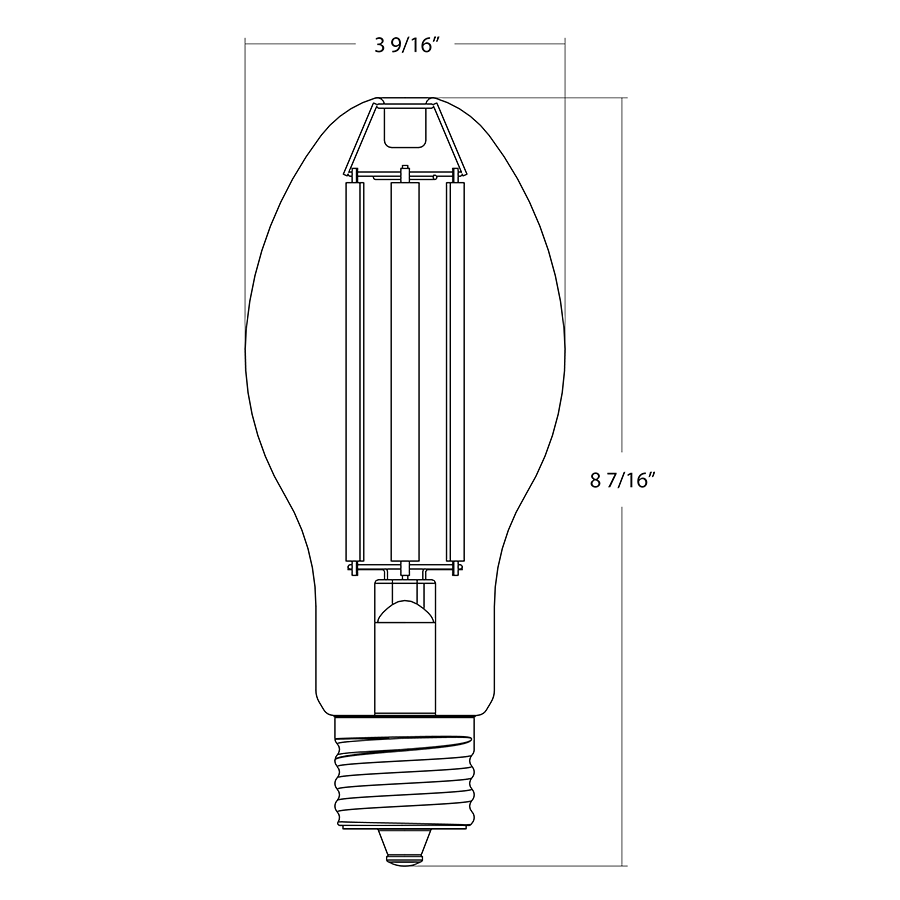 RAB - ED28 - 36 - EX39 - 850 - F - CRAB ED28 36W Filament HID Replacement 50K