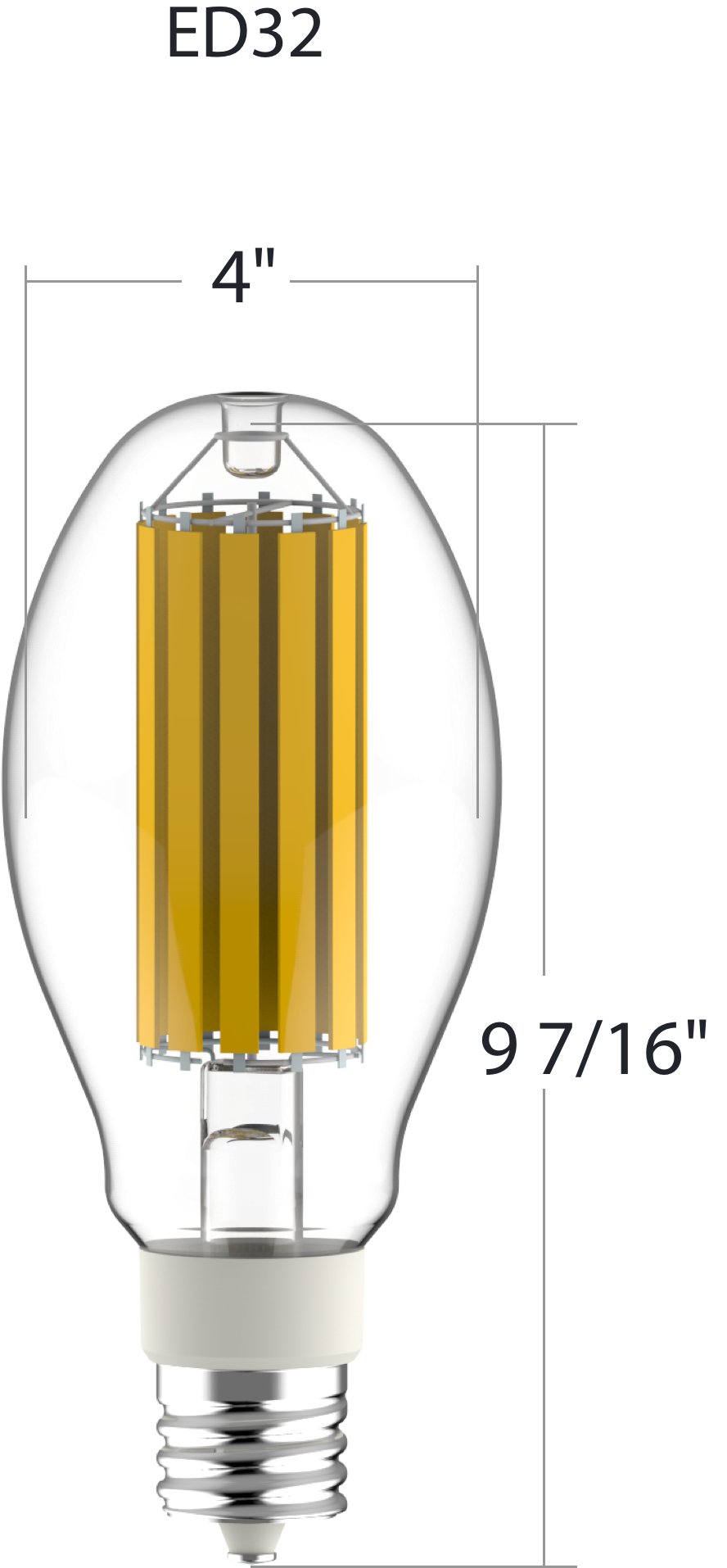 RAB - ED32 - 54 - EX39 - 850 - F - CRAB ED32 54W Filament HID Replacement 50K