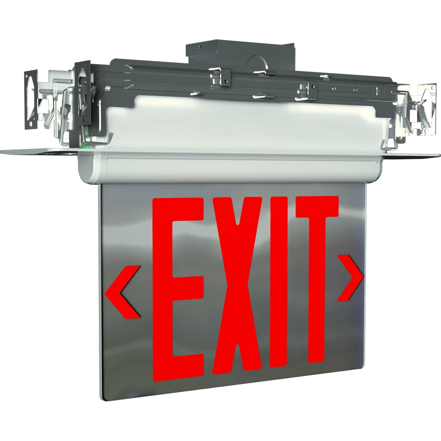 RAB - ELX - MPRAB ELX - MP Double Face Edge Lit Exit Sign Red/Green Letters