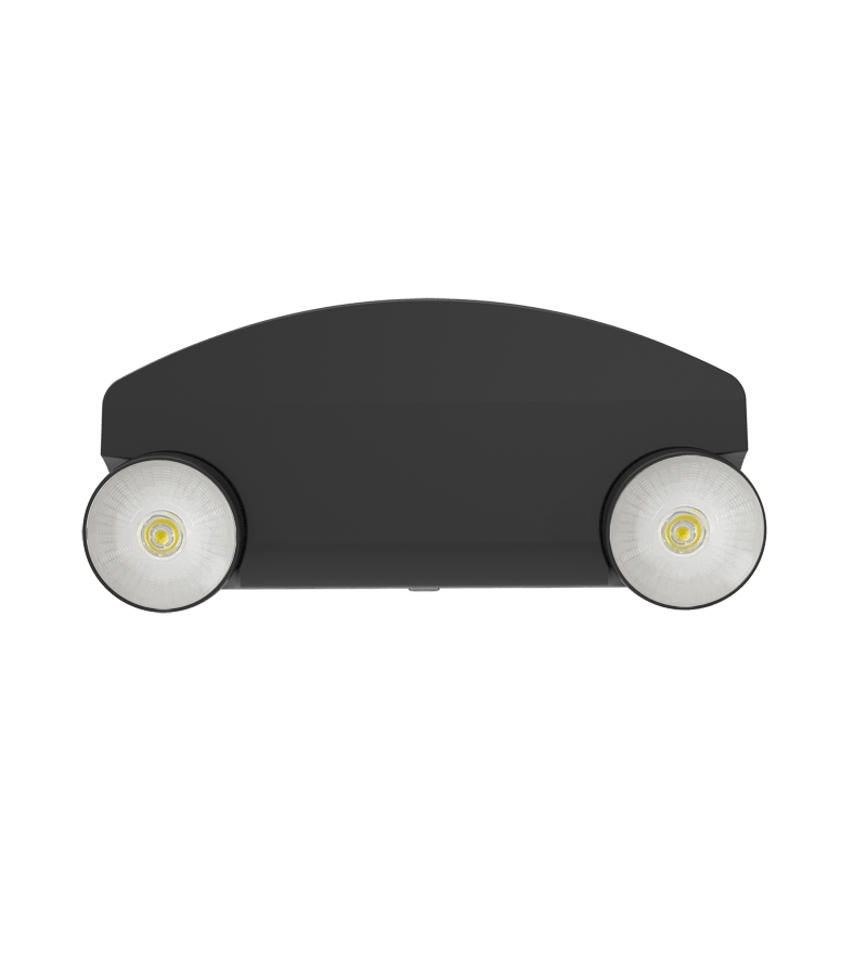 RAB-EM34-BRAB EM34 LED Low Profile Emergency Light with Round Heads and Battery Backup