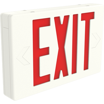 RAB-EXIT-RRAB EXIT-R LED Exit Sign Red/Green Remote Capable with Battery Backup
