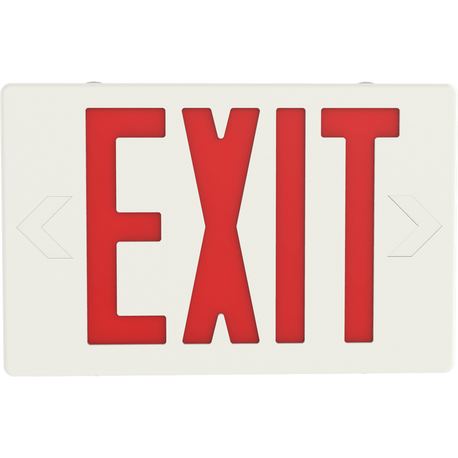 RAB-EXIT-RRAB EXIT-R LED Exit Sign Red/Green Remote Capable with Battery Backup