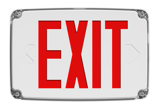 RAB-EXITOUTRAB EXITOUT LED Wet Location Exit Sign with Battery Backup