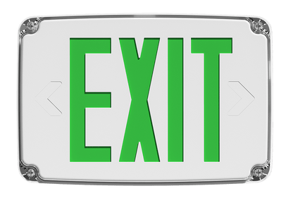 RAB-EXITOUT-GRAB EXITOUT LED Wet Location Exit Sign with Battery Backup