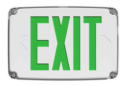 RAB-EXITOUT-GRAB EXITOUT LED Wet Location Exit Sign with Battery Backup