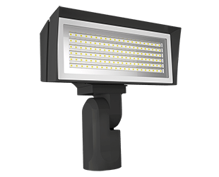 RAB - FFLEDMSFRAB FFLEDMSF 80W Floodlight Slipfitter Mount Selectable CCT+Wattage