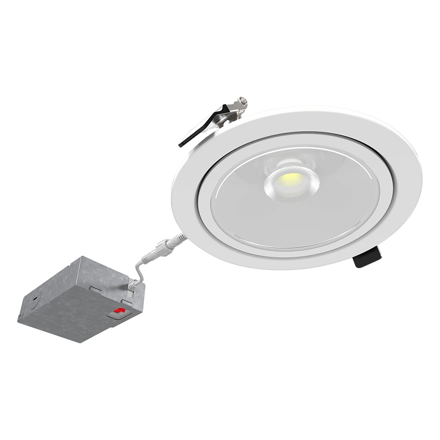 RAB - FGIMBAL6RAB FGIMBAL6 14W LED 6" Downlight Gimbal Selectable CCT Fire Resistant