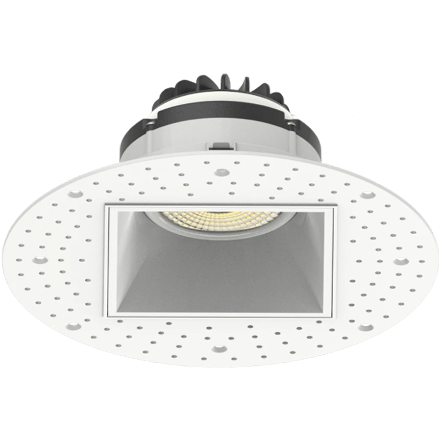 RAB - GR3STLRAB GR3STL 9W LED 3" Square Trimless Gimbaled Downlight Selectable CCT