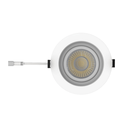 RAB-GR4RAB GR4 15W LED 4" Regressed Gimbal Downlight Selectable CCT