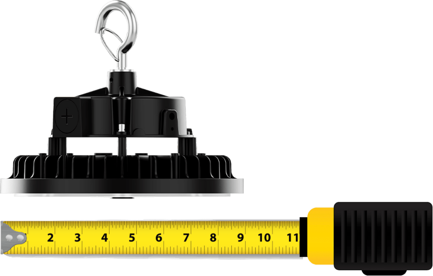RAB-H15BRAB H15 9" 150W LED High Bay Selectable Wattage & CCT