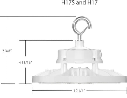 RAB - RAB - H17SRAB H17S 100W LED High Bay Selectable Wattage & CCT