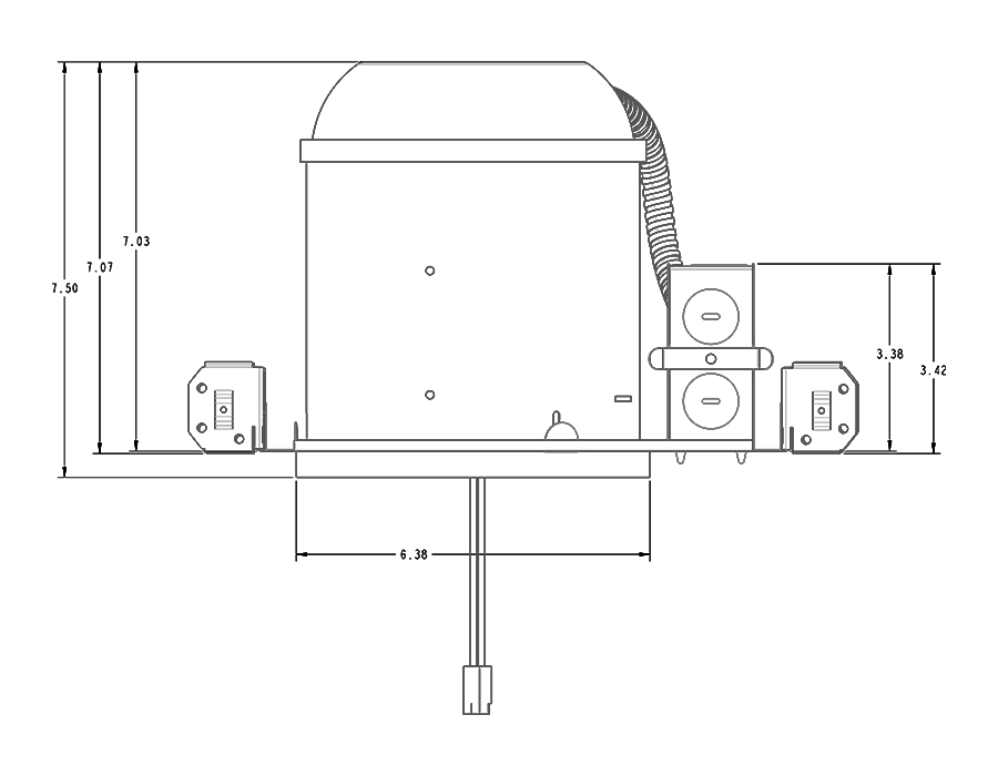 RAB - NDCANIC6RRAB NDCANIC6R 6" New Construction Housing