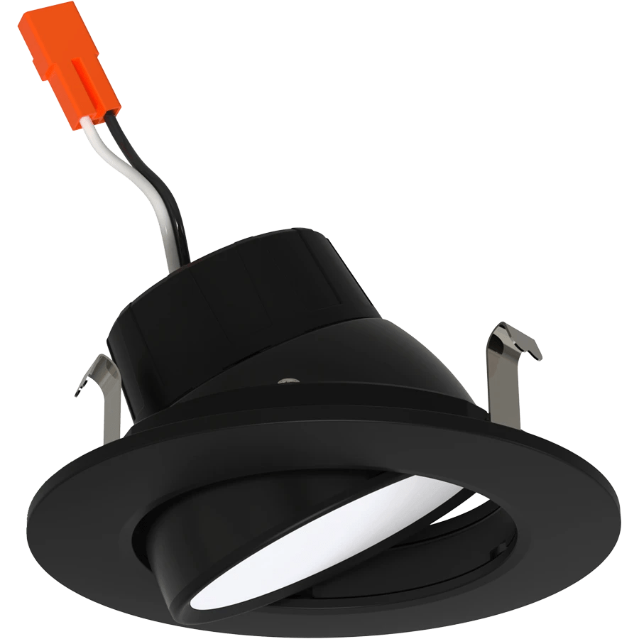 RAB-RA4R89FA120BSRAB RA4R89 8W LED 4" Round Retrofit Downlight Adjustable Gimbal Selectable CCT