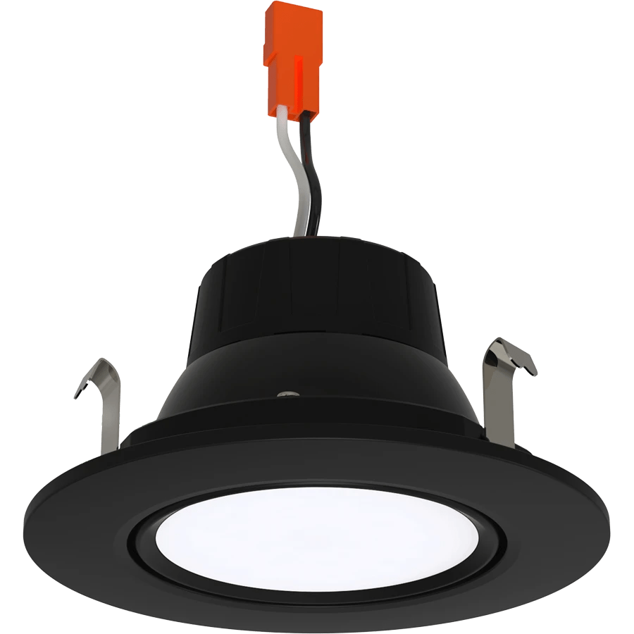 RAB-RA4R89FA120BSRAB RA4R89 8W LED 4" Round Retrofit Downlight Adjustable Gimbal Selectable CCT